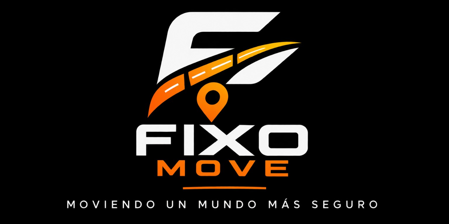 Logo de Fixo Move — moviendo un mundo más seguro